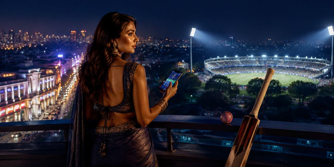 Slots game with neon lights inspired by Delhi Connaught Place
